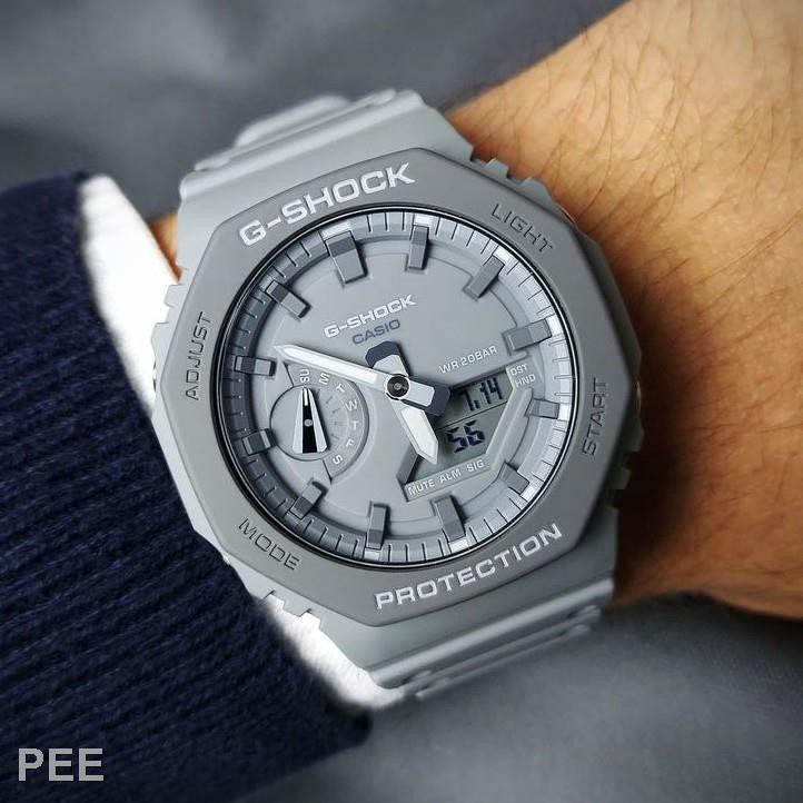 waterproof watch TERBARU G SHOCK TMJ GREY KUNING Merah