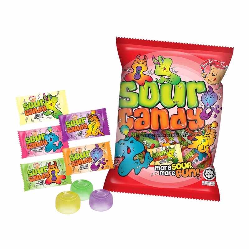Beardy Sour Candy 140g Shopee Malaysia
