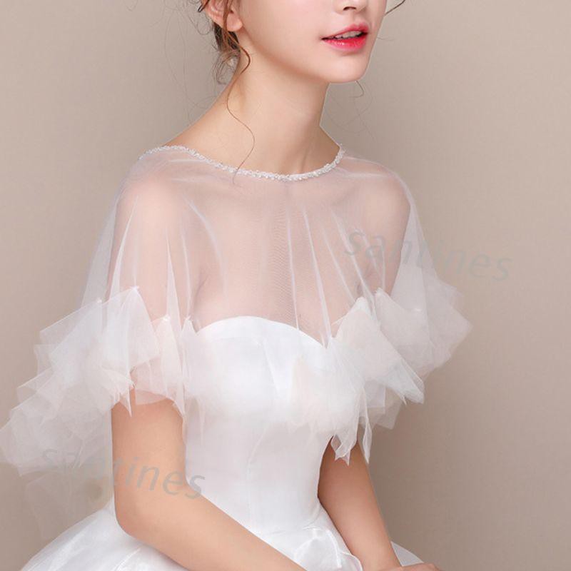 Sheer wedding cape hotsell