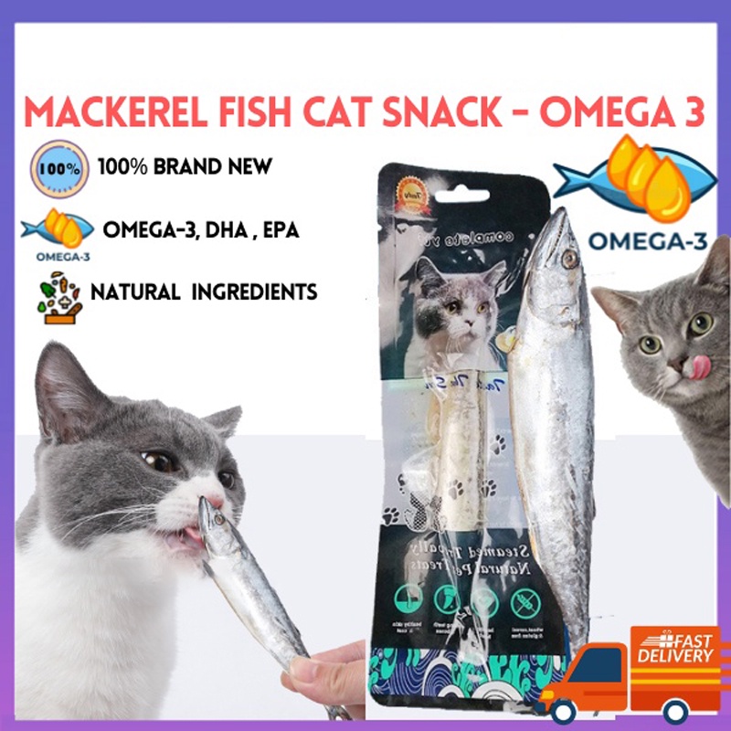 Whole Mackerel Cat Fish Snack Steamed Mackerel Nutrition Cat Treats Cat