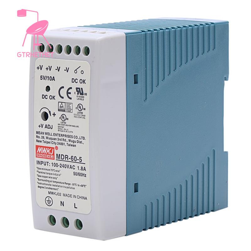 MDR-60 24V 60W Din Rail Power Supply Ac-dc Driver Voltage Regulator ...