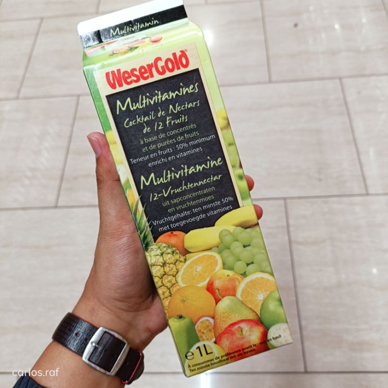 [1Liter X 2pck] Germany WeserGold Fruit Juices Concentrate Cranberry