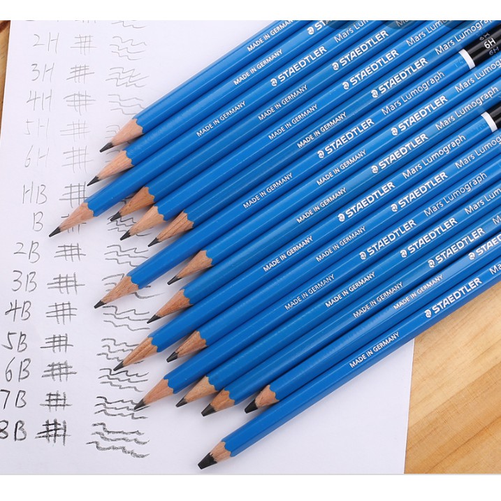  STAEDTLER Mars 100-HB LUMOGRAPH Pencil HB - Box of 12 : Office  Products