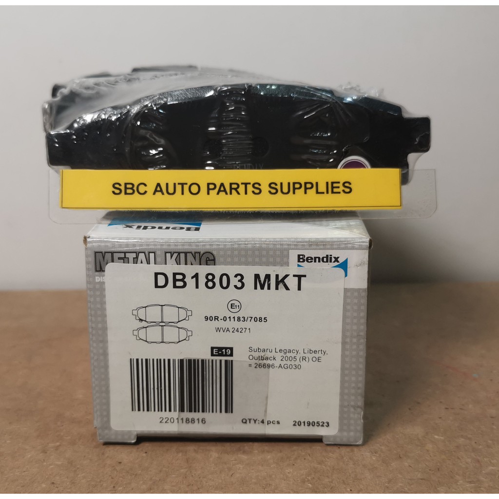 SBC AUTO BENDIX METAL KING BRAKE PAD For SUBARU XV IMPREZA FORESTAR