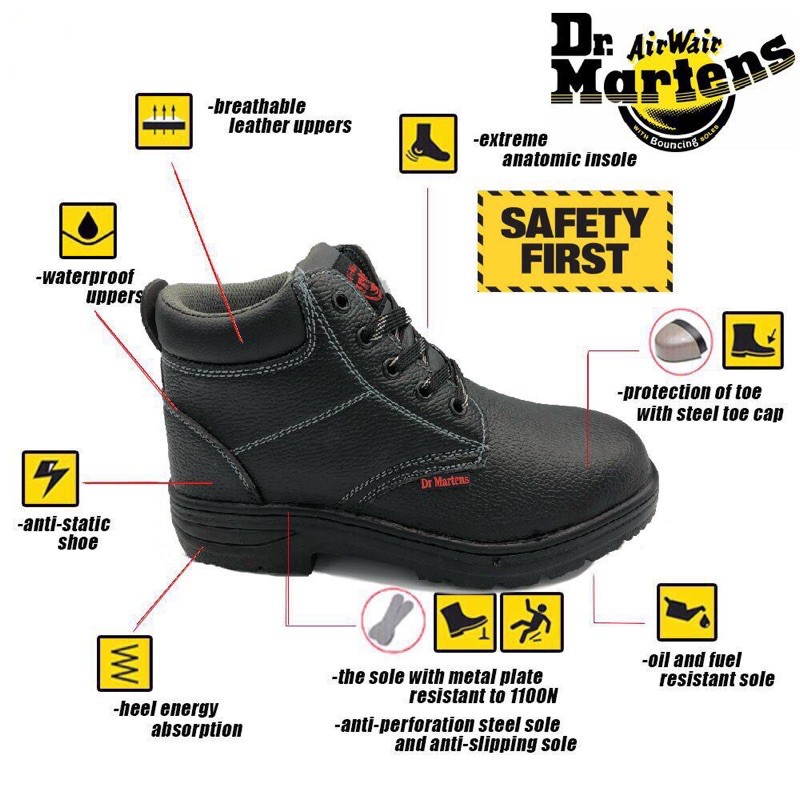 Dr martens deals safety shoes