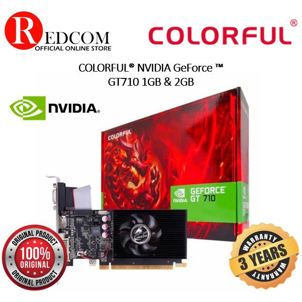 Colorful GeForce GT710-2GD3-V3 2GB Graphics Card