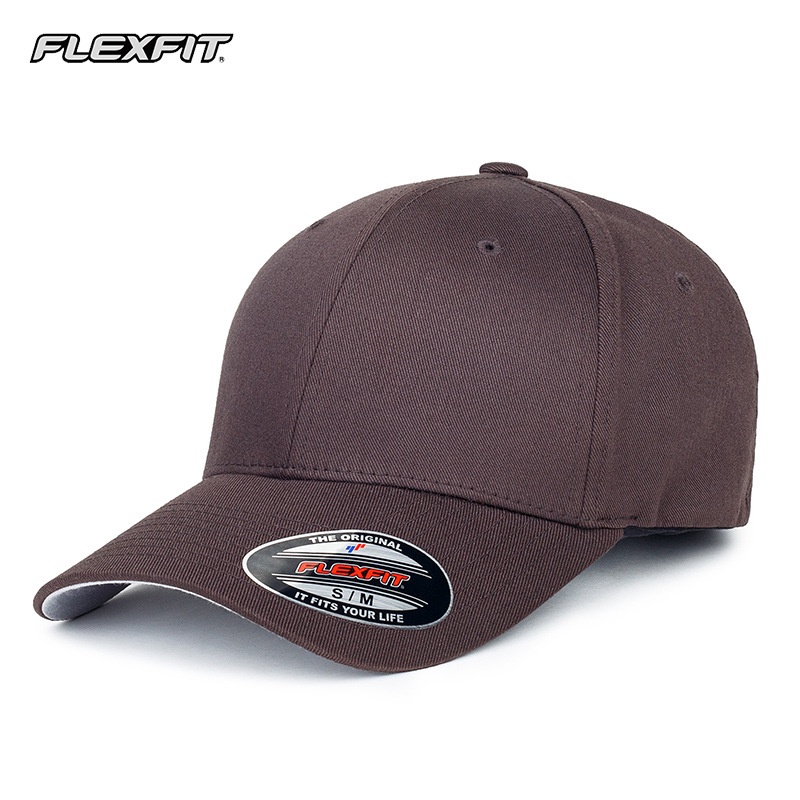 [FLEXFIT] 6277 Fully Enclosed Elastic Baseball Cap Big Head Hard Top Baseball Cap Large Size