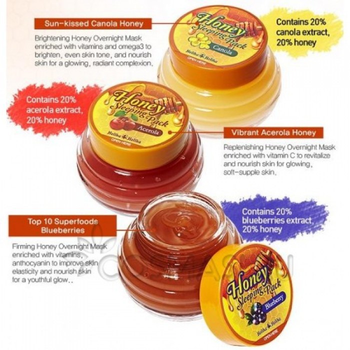 HOLIKA HOLIKA Honey Sleeping Pack 90ml | Shopee Malaysia