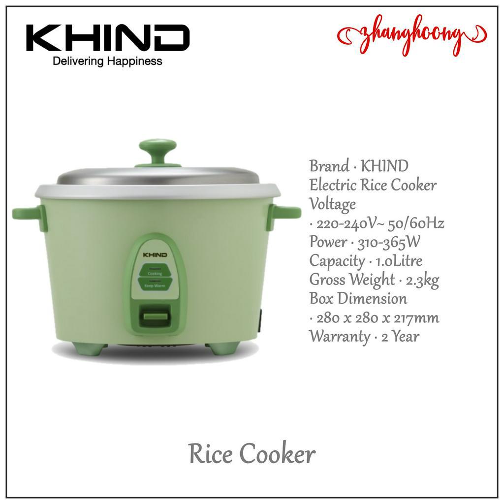 (100% Original) Khind 0.6L Rice Cooker RC806N | Shopee Malaysia
