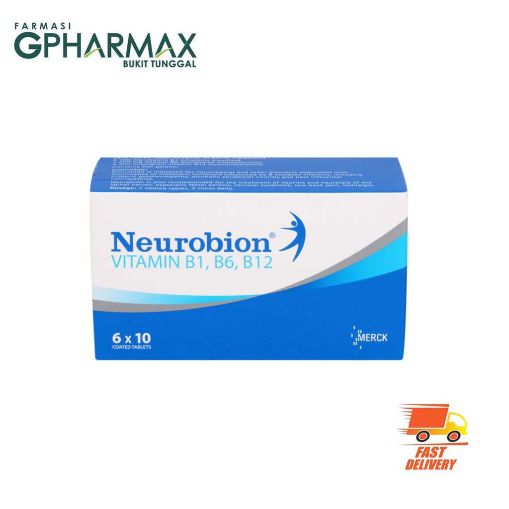 Neurobion Vitamin B1 B6 B12 6x10 S Shopee Malaysia