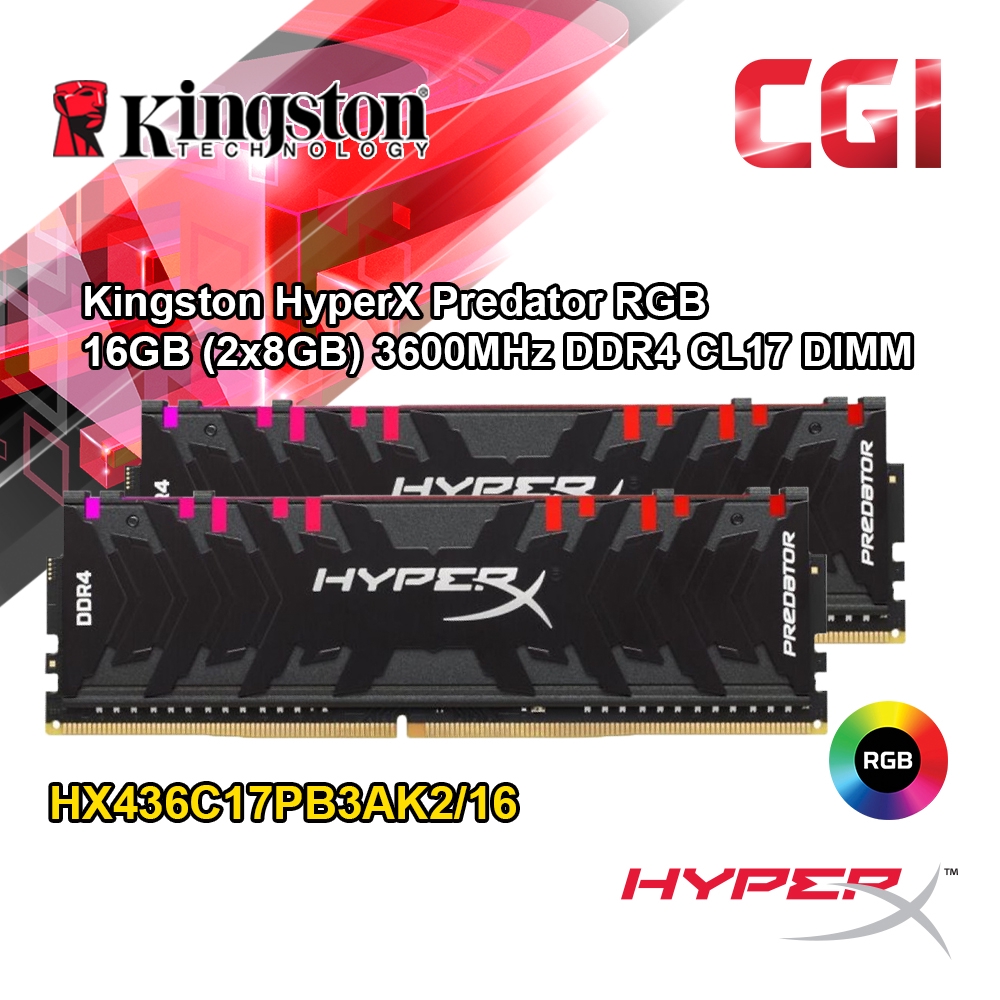Kingston hyperx discount predator rgb 16gb