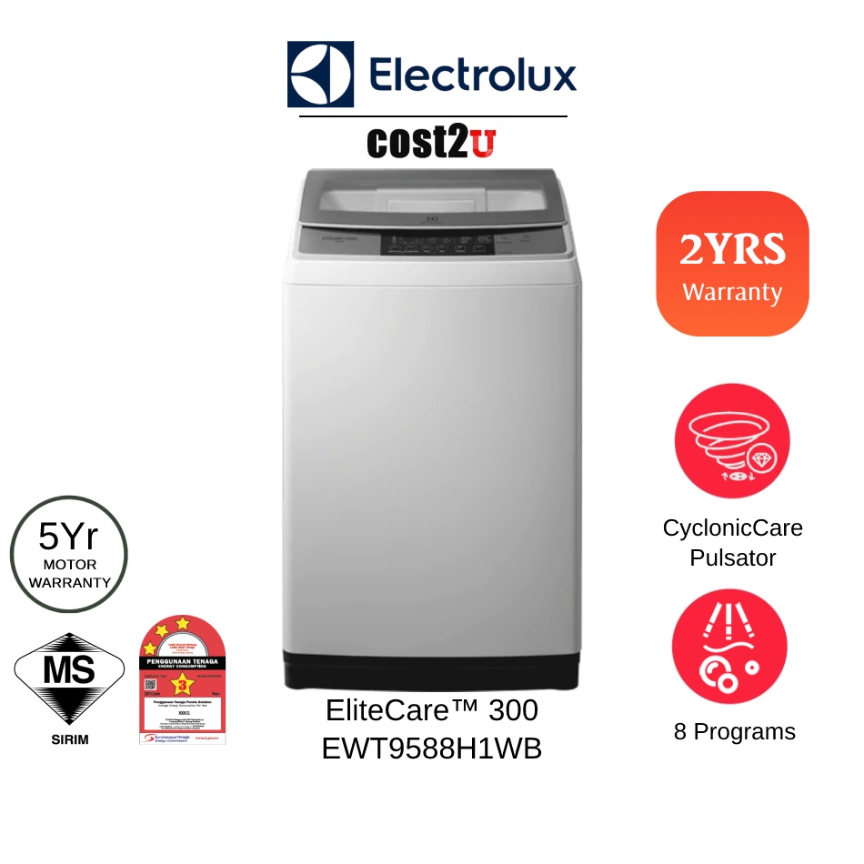 electrolux 9.5 kg washing machine