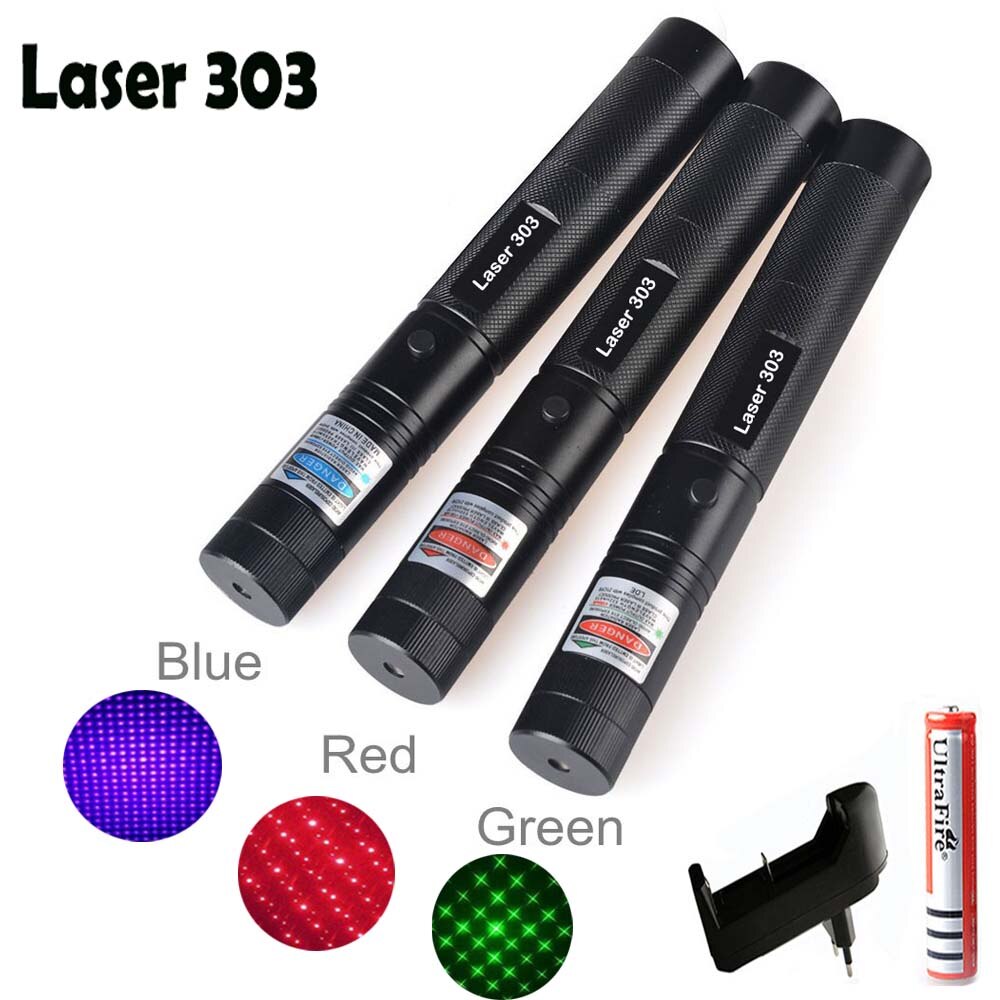 High Power Lasert Pointer 5MW 532nm Green Red Dot Laser Light Pen Powerful Laser torch Device
