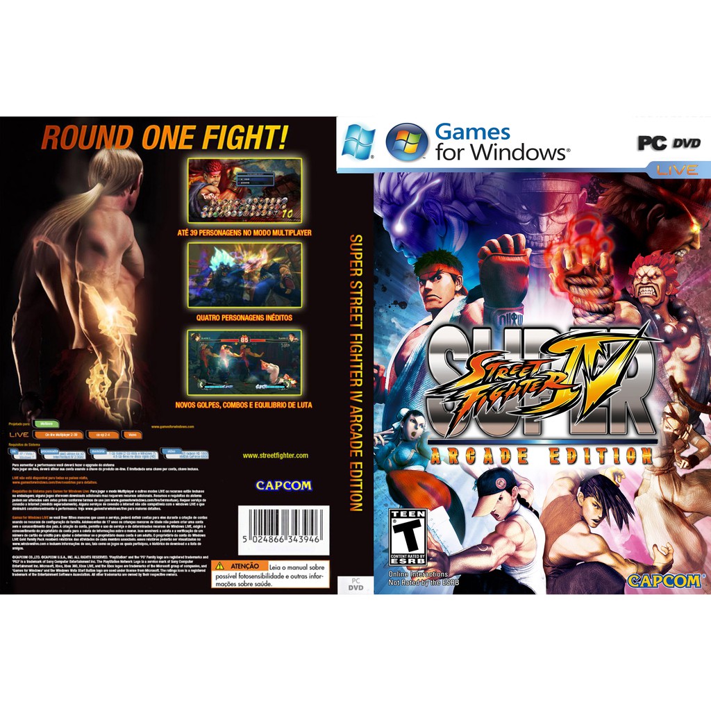 Super Street Fighter IV: Arcade Edition PC GAME Offline [DVD ...