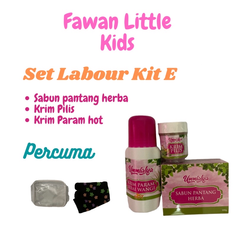 SET LABOUR KIT E/SET MATERNITY KIT/SET BERPANTANG UMMIALYA 🔥🔥FREE ...