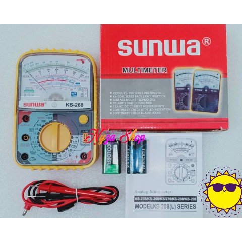 SUNWA ANALOG MULTIMETER MODEL KS-268 | Shopee Malaysia