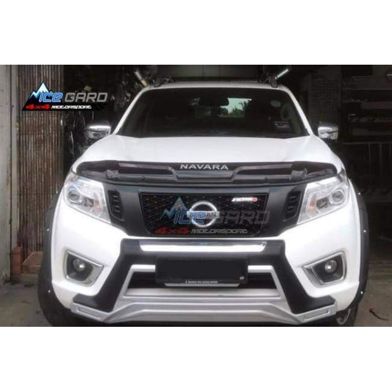 Nissan Navara Np300 Front Bumper Guard Shopee Malaysia