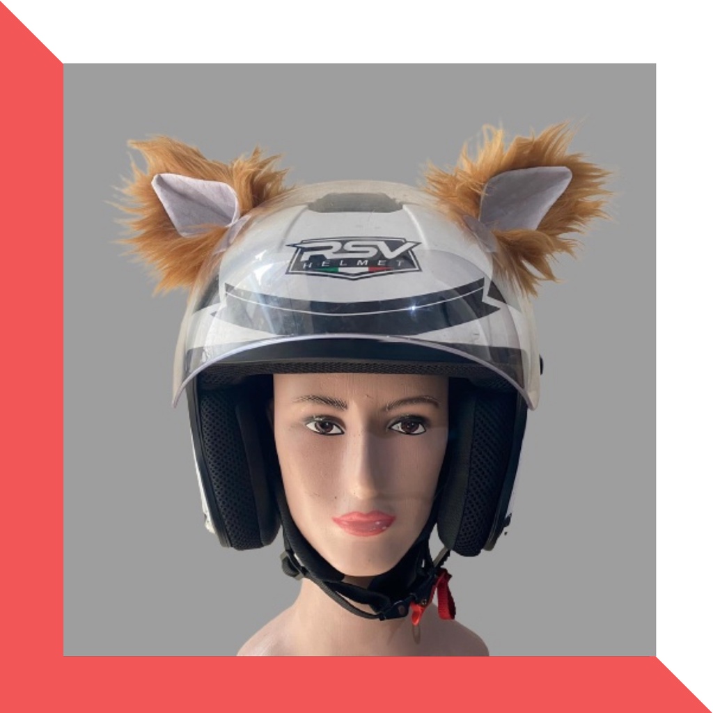 Authentic Korean Fur Helmet Cat Ears (2pc) Shopee Malaysia