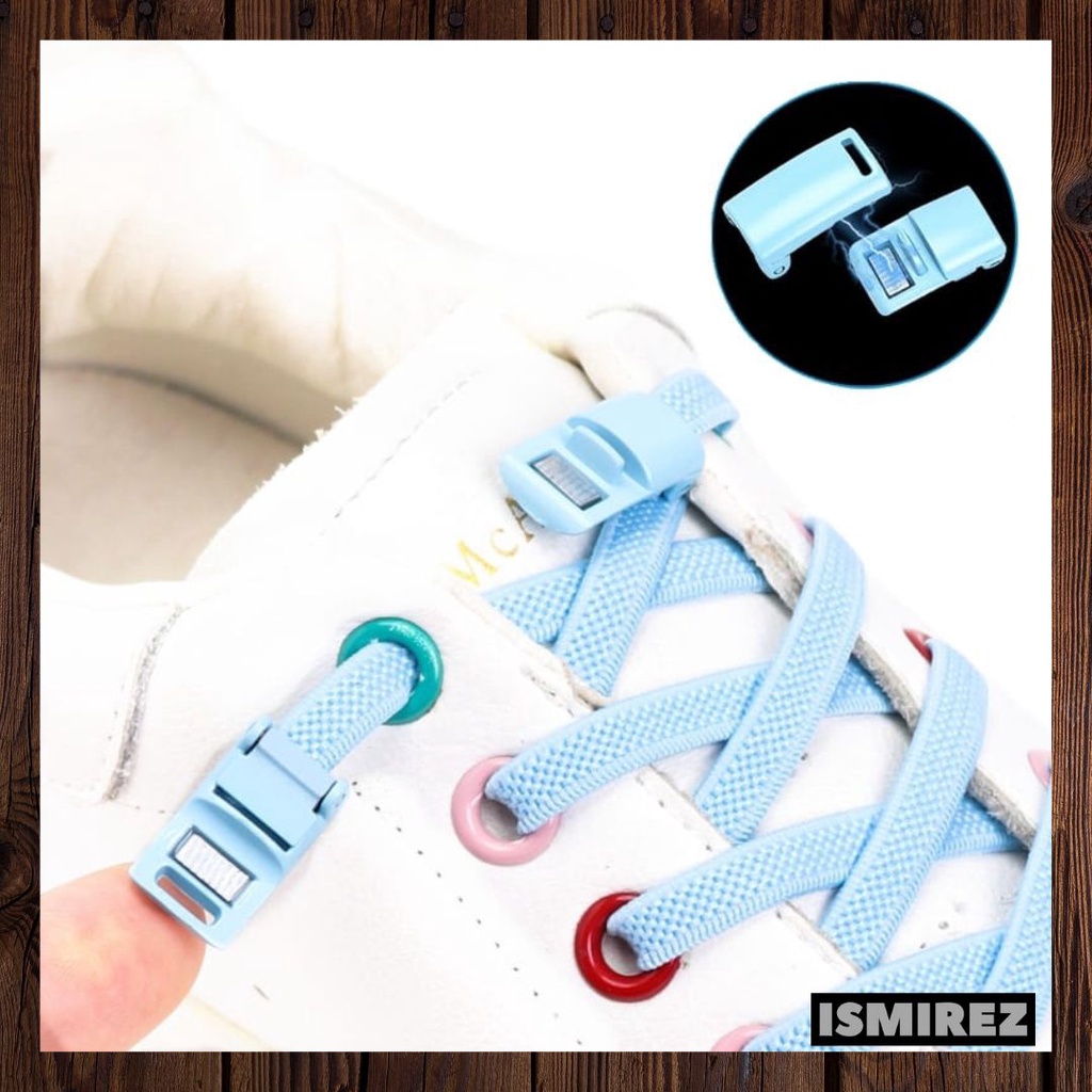 Ismirez Tali Kasut Magnet Tali Boleh Renggang Magnetic Shoe Lace Lock ...