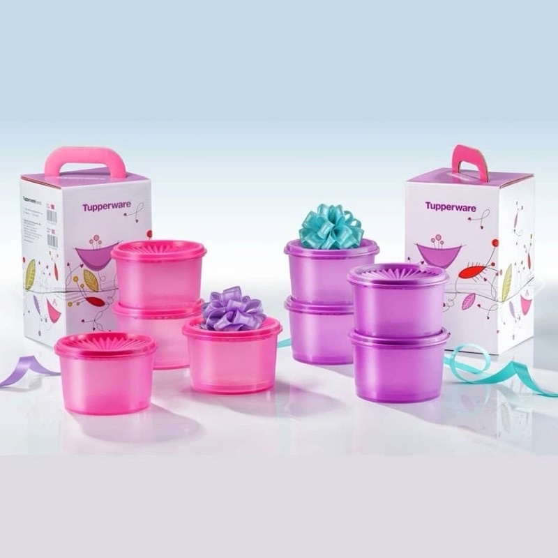 Tupperware Mini Deco Canister Gift Set (4pcs) | Shopee Malaysia