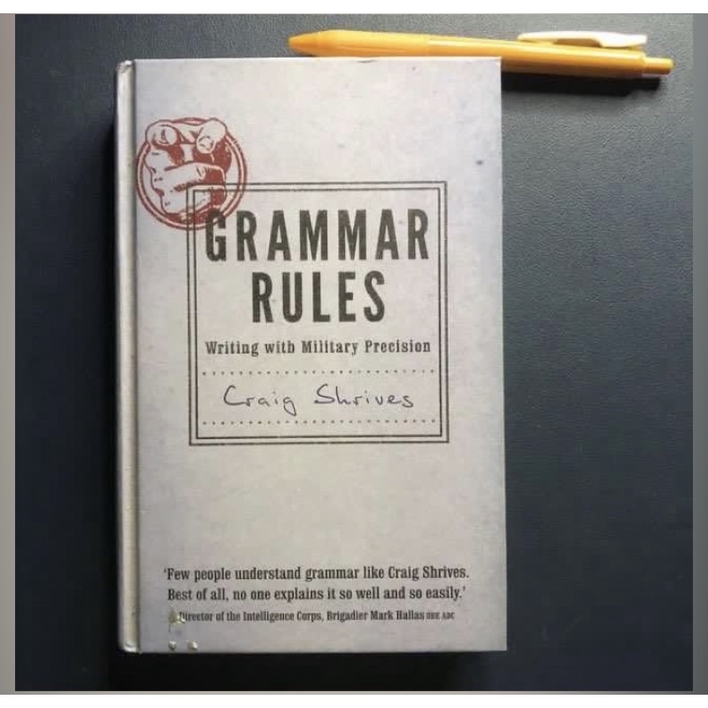 grammar rules (used book) | Shopee Malaysia