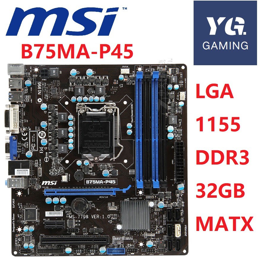 Visum Regnbue Bore 1155 motherboard - Prices and Promotions - Mar 2023 | Shopee Malaysia