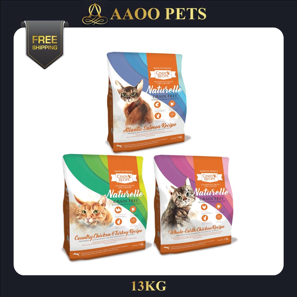 Cindy Naturelle Grain Free Cat Food 13KG Cat Food / Pet Food / Dry Food Shopee Malaysia