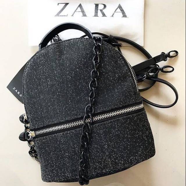 Zara Convertible Mini Backpack Import Original Shopee Malaysia