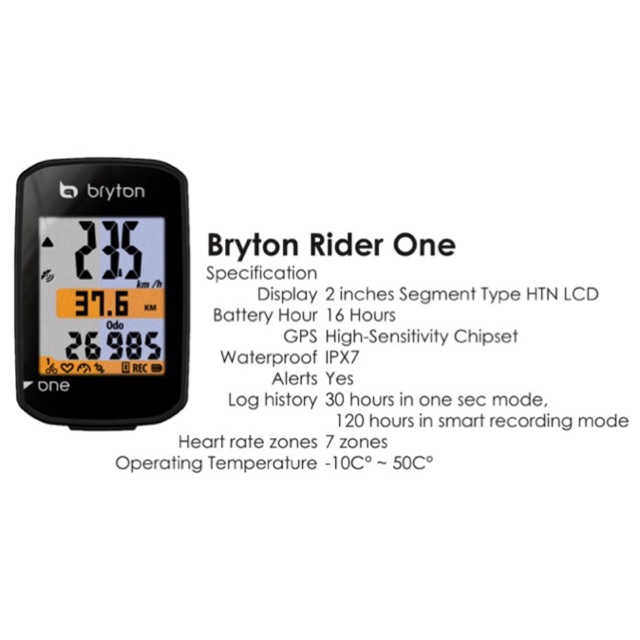 Bryton Rider One GPS Cycling Computer Shopee Malaysia