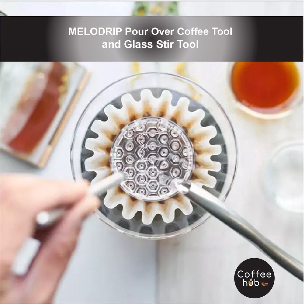 (Ready Stock)100% Genuine MELODRIP Pour Over Coffee Tools + 1 Glass ...
