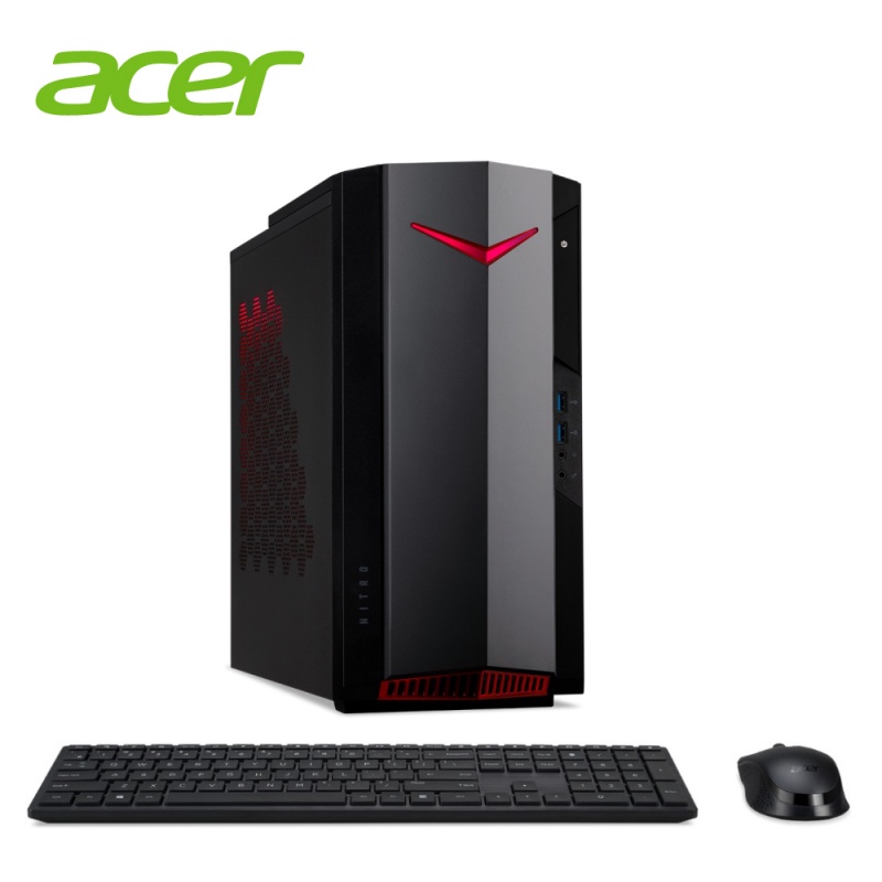 Acer Nitro N50-120-5700W10D Gaming Desktop ( Ryzen 7 5700G, 8GB, 512GB ...