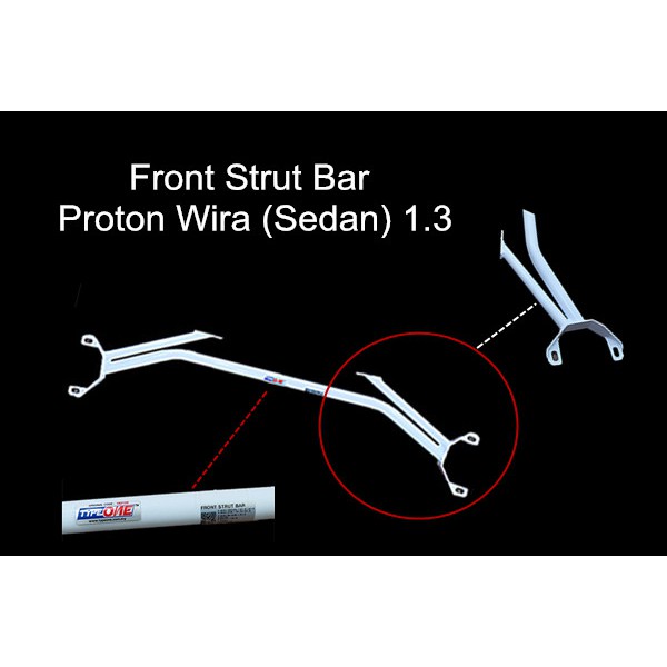 Type One Proton Wira (Sedan) 1.3 Front Strut Bar | Shopee Malaysia