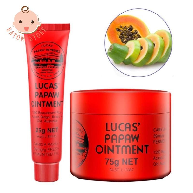Multipurpose Papaya Cream (25g / 75g) Against Dry Lips, Skin Burns