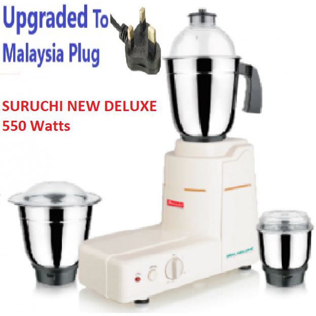 Suruchi New Deluxe 750Watts (New Batch) with Malaysia Plug Mixer