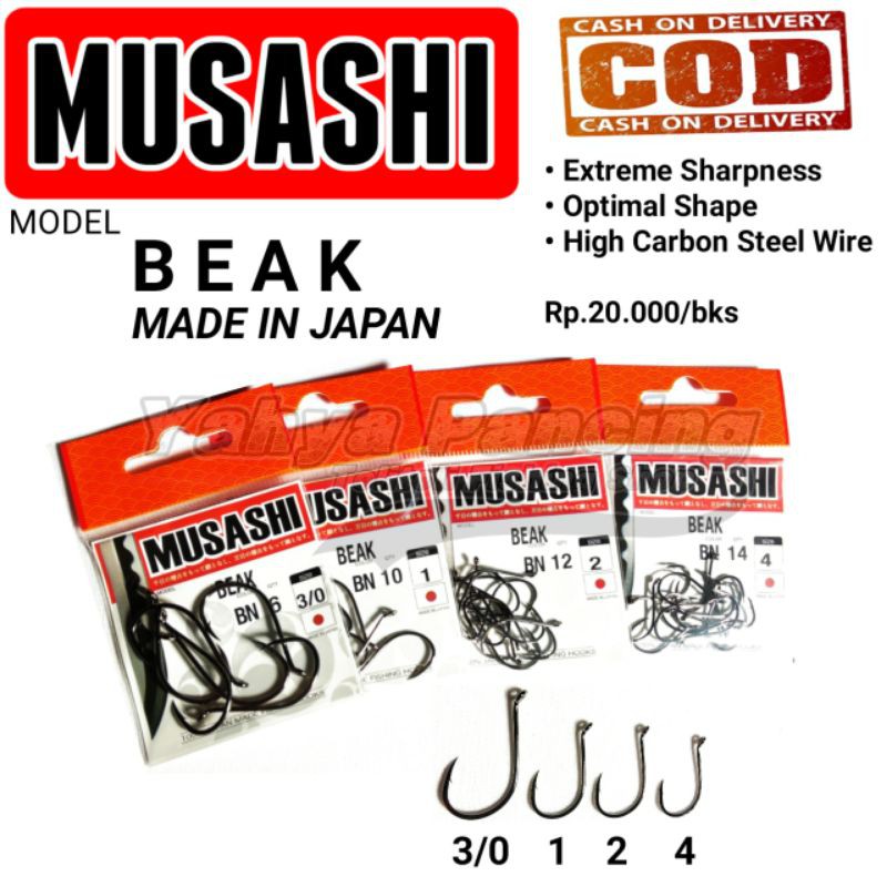 MATA Fishing Eye | Musashi BEAK Hook | Shopee Malaysia