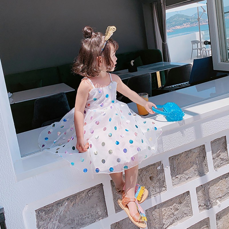 Multicolor Designer Dress for Girls – With Smart Pocket Sling Purse main image 0