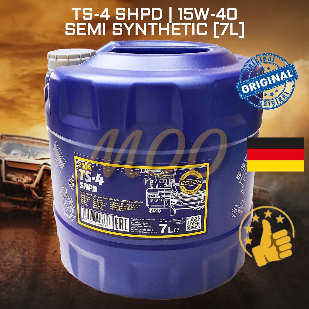 EXN EMPLIOS TURBO PLUS SAE 15W40 PREMIUM MINERAL 4x4 DIESEL ENGINE OIL