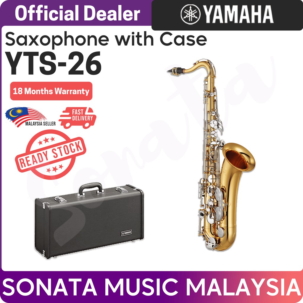 Yamaha YTS26 Standard Tenor Saxophone Lacquer With Nickel Key Wind