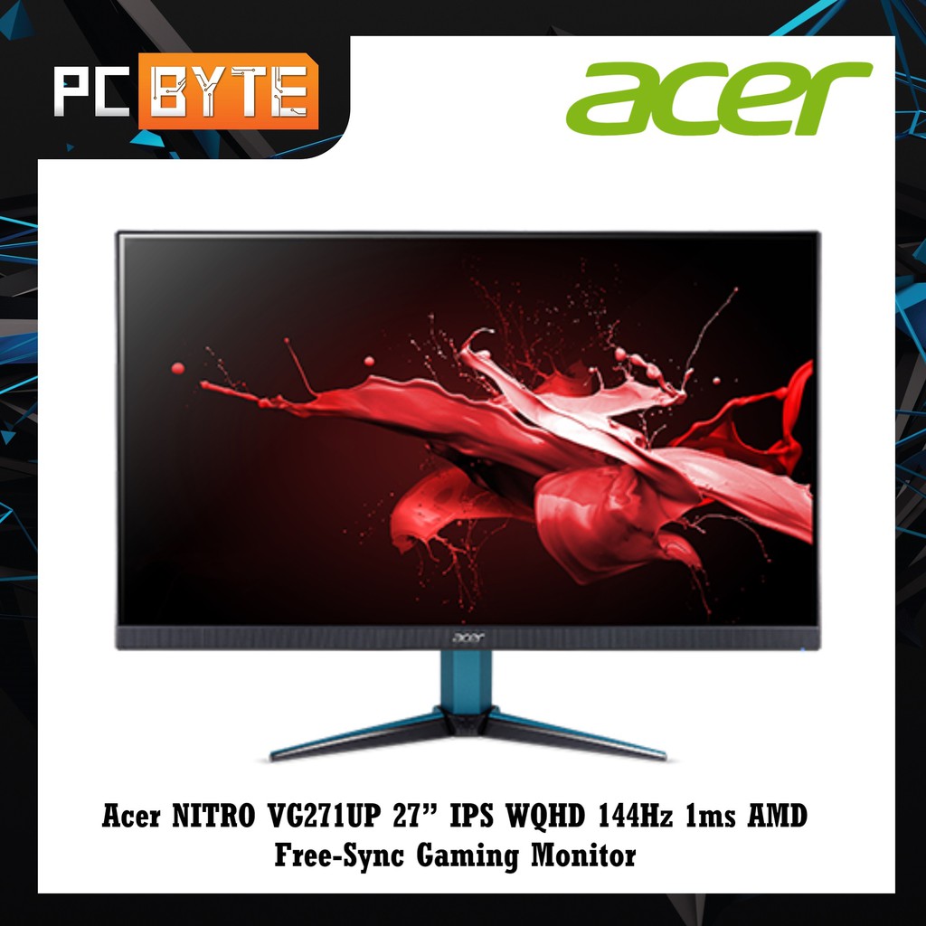 Acer Nitro Vg Up Ips Amd Free Sync Gaming Monitor Wqhd Hz Ms Shopee Malaysia