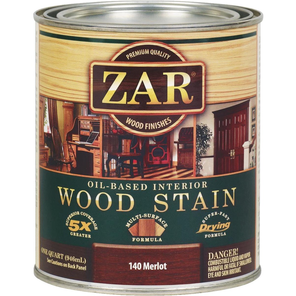 🇺🇸 ZAR Wood Finishes Oil Based Interior Wood Stain 140 Merlot