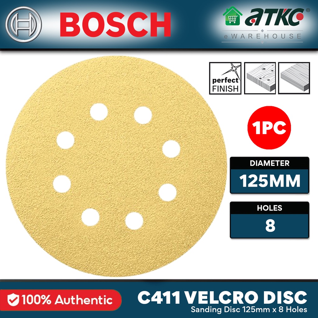 Bosch velcro online sanding discs