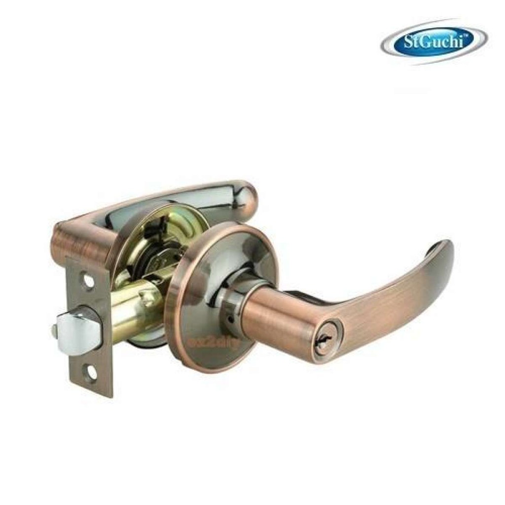 St Guchi TL8900 Tubular Lever Lockset (Antique Copper - AC) | Shopee ...