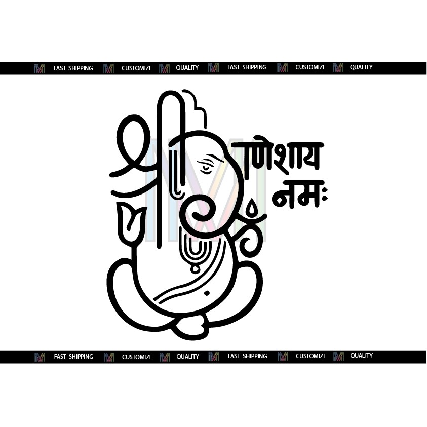 CAR/BIKE OUTDOOR STIKER (GANAPATHI) | Shopee Malaysia