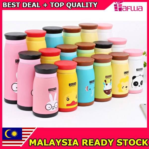 Botol Air Kanak Kanak Gambar Haiwan Comel 260ml350ml500ml Cute Animal