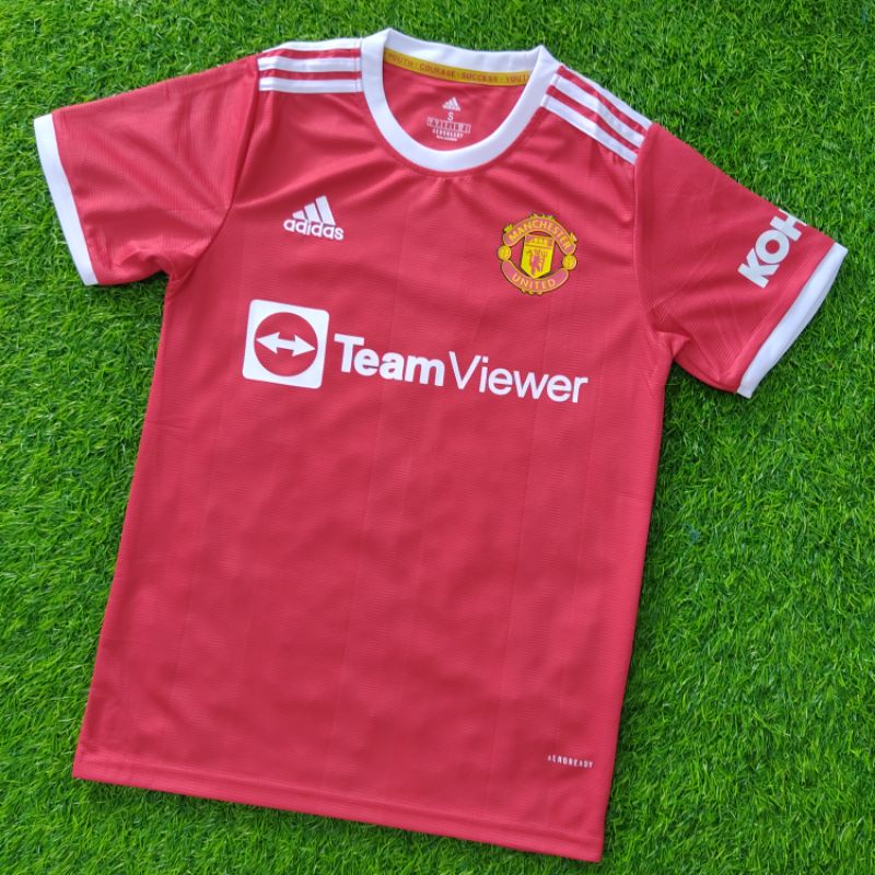 Ready Stock!! New Season Manchester United Home Kit 2021/2022(Dewasa ...