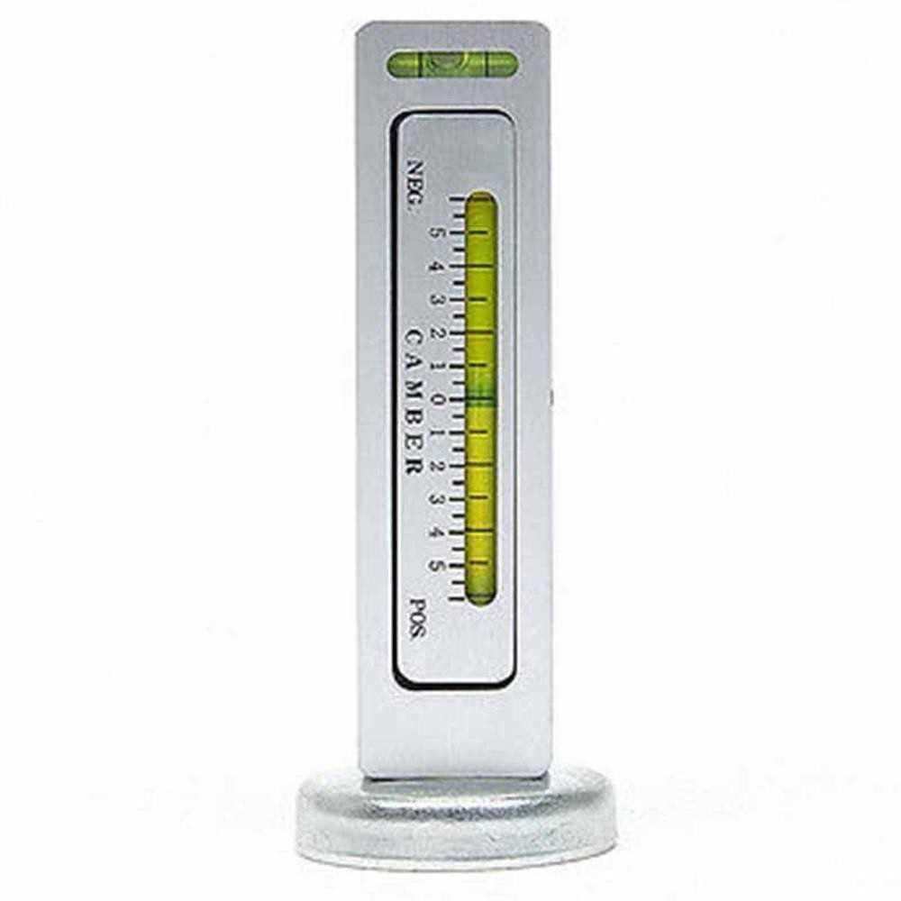 Four wheel alignment level level level camber adjustment aid
