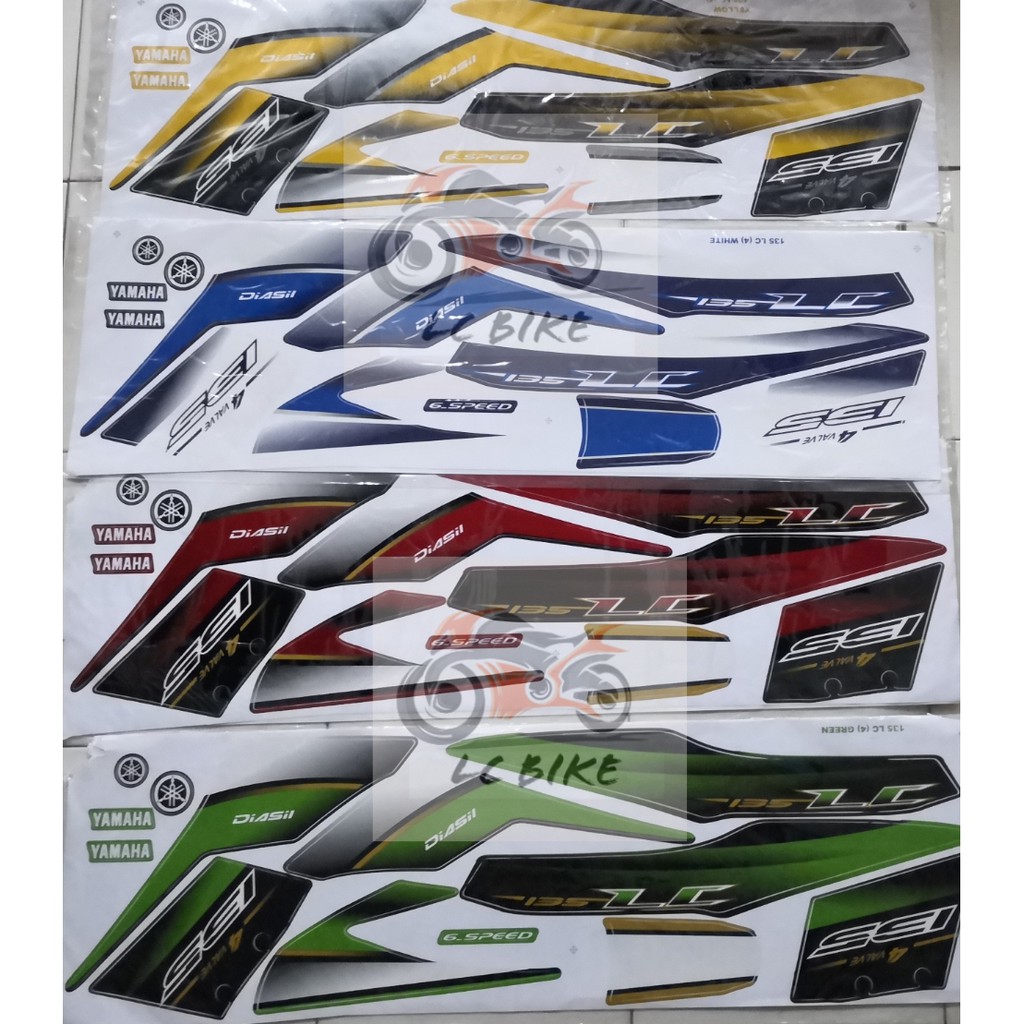 LC135 V1 (4) BODY STICKER STRIKE STRIPE | Shopee Malaysia