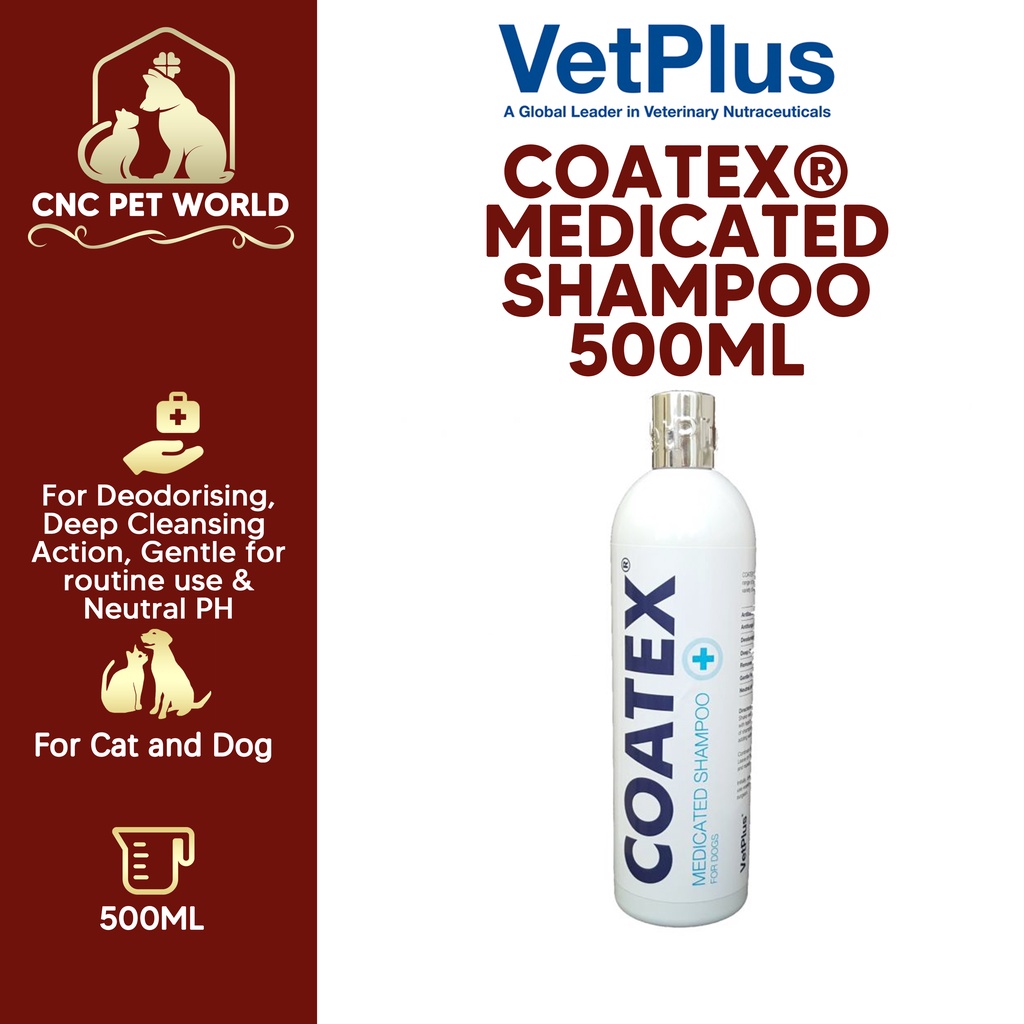 Coatex medicated dog shampoo best sale