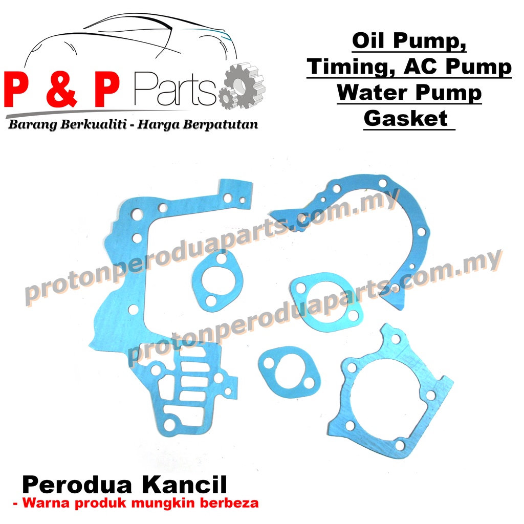Oil Pump Timing Cover Ac Pump Water Pump Gasket Perodua Kancil Shopee Malaysia
