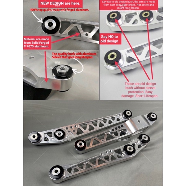 Function 7 Honda Civic EG SR3/4 EK SO4 Rear Lower Control Arm